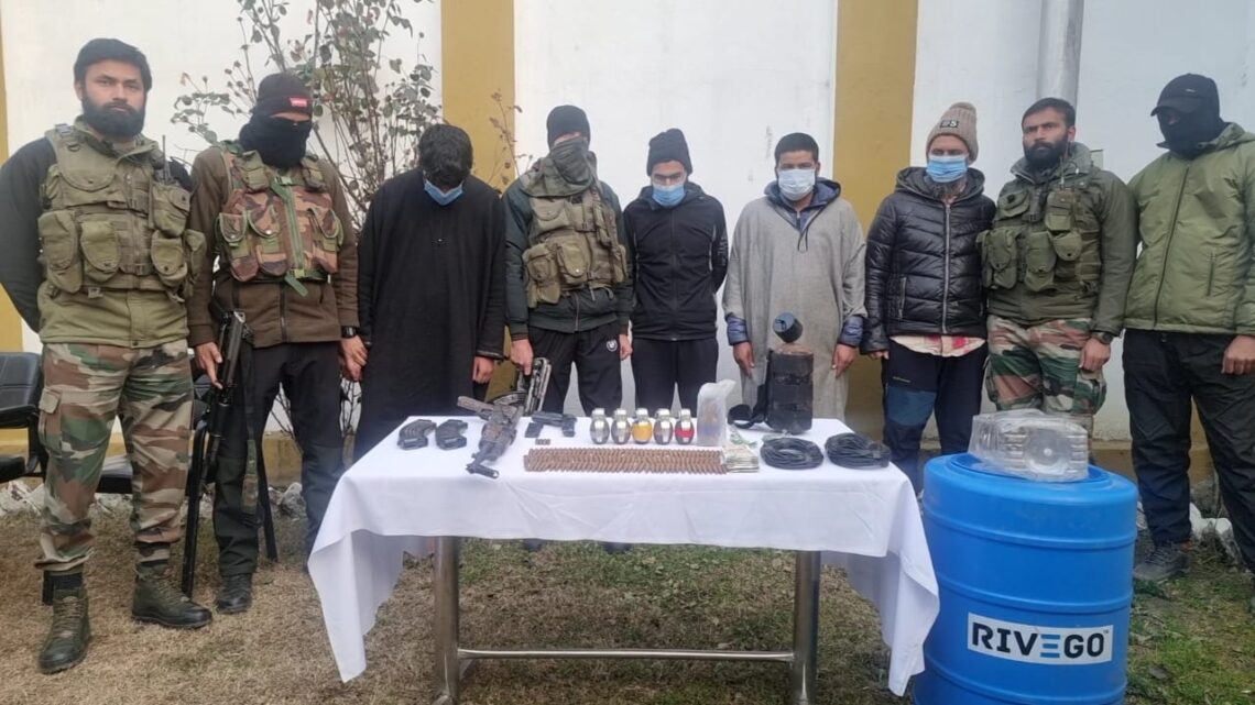 5 Hizb-ul-Mujhaideen Associates Arrested In Kupwara: Police