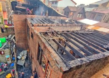 4 residential houses damaged in Srinagar’s Chattabal