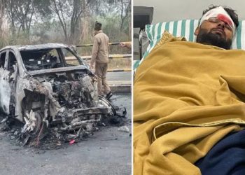 Cricketer Rishabh Pant Injured In A Car Crash In Uttarakhand