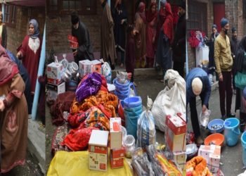 Darul Khair Mirwaiz Manzil Distributes Relief Among Chattabal Fire Victims