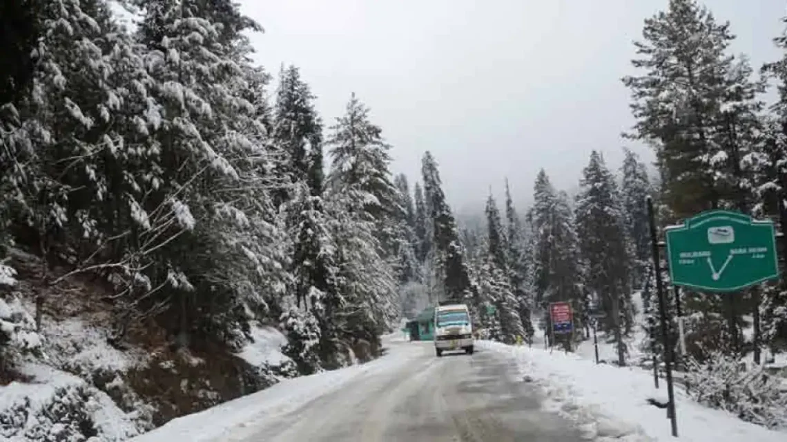 Snowfall In Upper Reaches, Light Rains Lash Plains In Kashmir