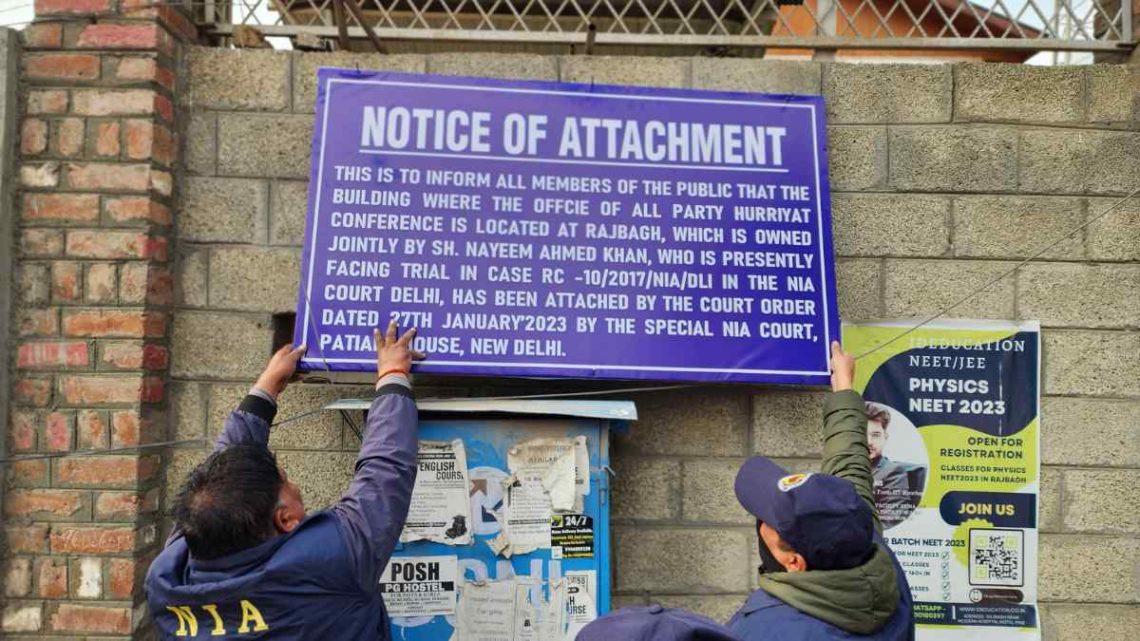Day After Court Directions, NIA Attaches Hurriyat Office In Srinagar 