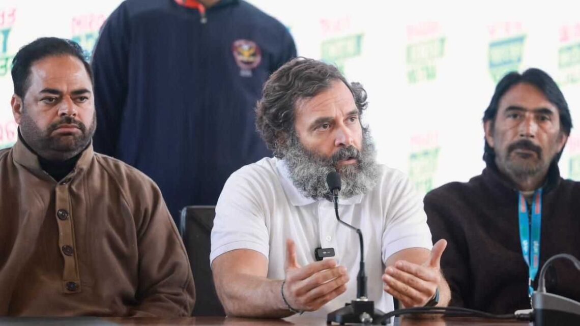 Rahul Gandhi Accuses J&K Admin Of Big Security Breach At Jawahar Tunnel