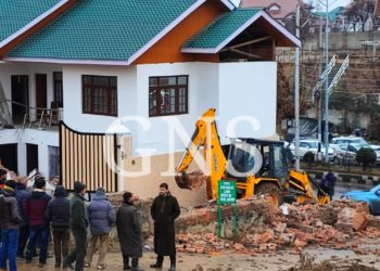 Structure Allegedly Raised By Sagar’s Wife Demolished At Humhama