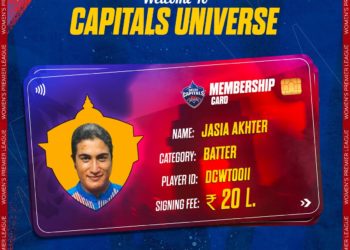 Women’s Premier League: Delhi Capitals Buy Kashmir’s Jasia Akhtar For 20 Lakh