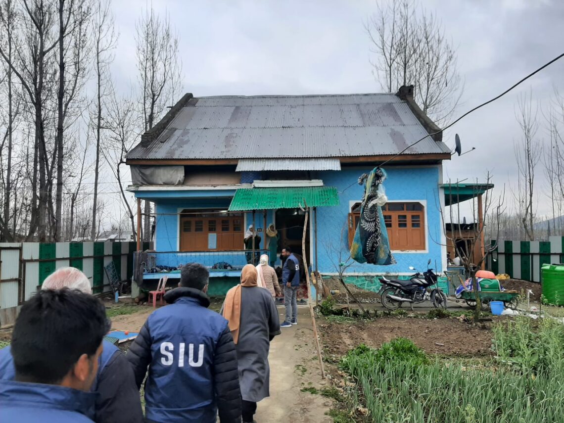 SIU Raids LeT Commander’s House In Pulwama