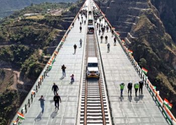 First Trial Run Conducted On World’s Highest Railway Bridge