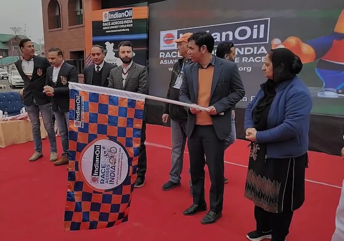 Asia’s Longest Cycle Race From Kashmir To Kanyakumari Flagged Off