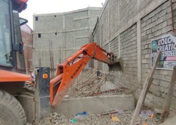 Under-Construction Shopping Complex Demolished In Handwara 