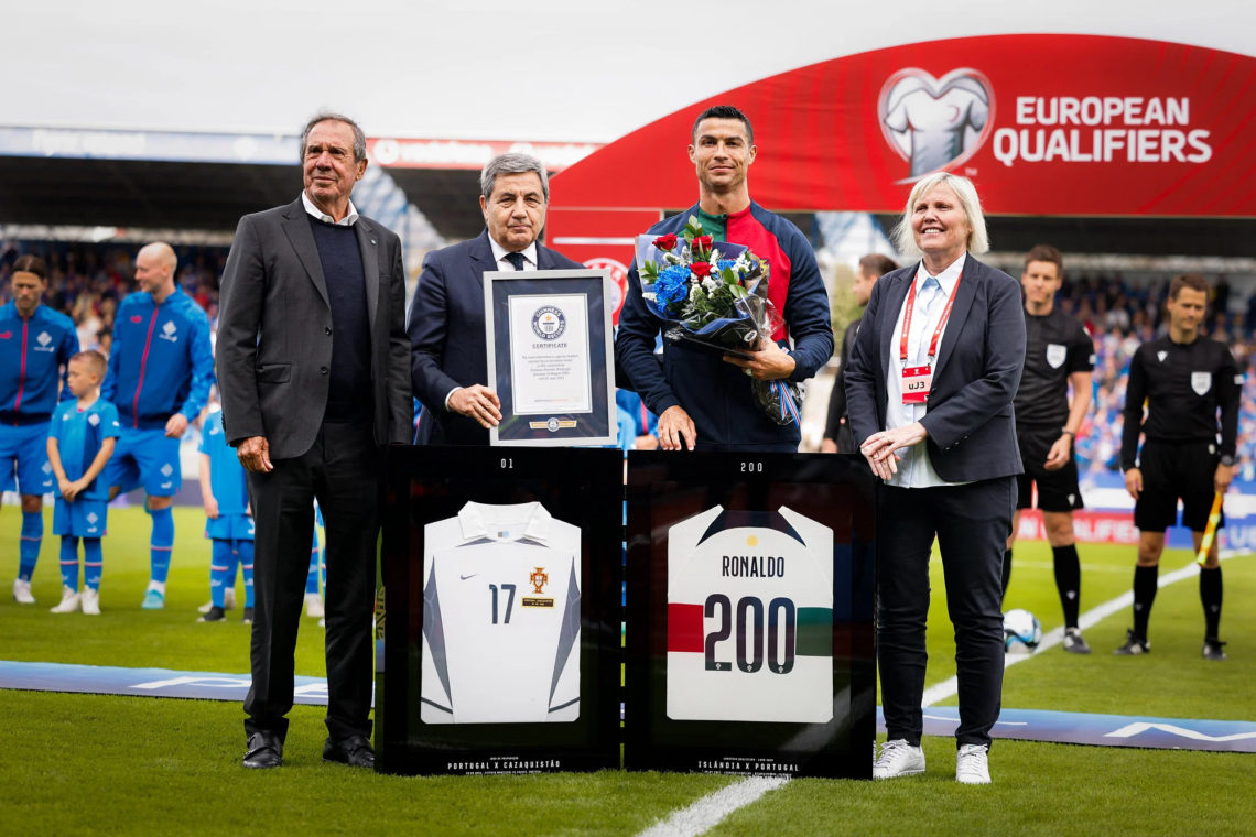 Cristiano Ronaldo Receives Guinness World Record Award