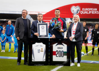Cristiano Ronaldo Receives Guinness World Record Award
