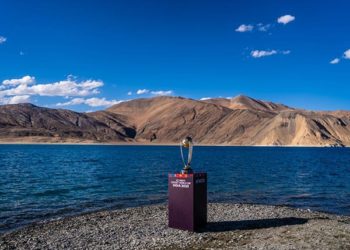 ICC Cricket World Cup Trophy Reaches Ladakh