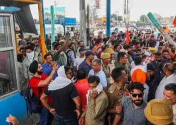 Stone Pelting During Protest Near Toll Plaza In Samba, Police Resort To Lathi-Charge