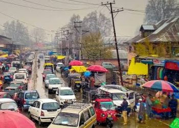 Sopore Footpath Union Protests Against Admin, Demands Justice 