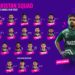 Pakistan Announced Squad For World Cup 2023