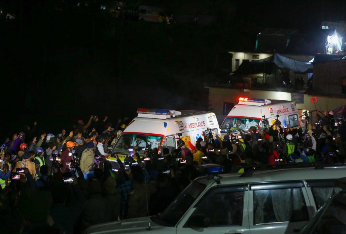 Uttarakhand Tunnel Rescue: All 41 Trapped Workers Safely Rescued After 17 Days