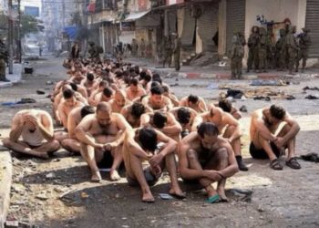 Stripped, Blindfolded And Humiliated: Images Show Palestinian Men Detained By Israeli Forces In Gaza