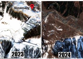 Snowless Winter In Kashmir: Satellite Images Reveal Stark Winter Landscape