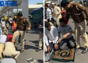 Delhi Police Officer Suspended For Assaulting People During Friday Prayers
