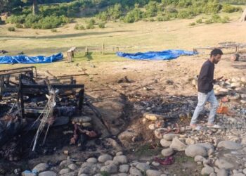 Dozen Tea Stalls Damaged In Mysterious Fire In Doodhpathri