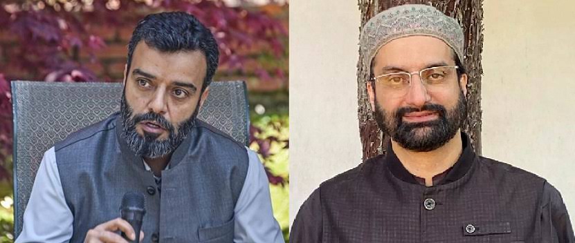 NC MP Ruhullah Mehdi Meets Hurriyat Chief Mirwaiz Umar In Delhi