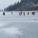 Nature’s Icy Canvas: Panner Dam In South Kashmir’s Tral Freezes, Attracts Tourists