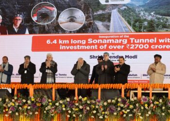PM Modi Inaugurates Z-Morh Tunnel In J&K’s Sonamarg
