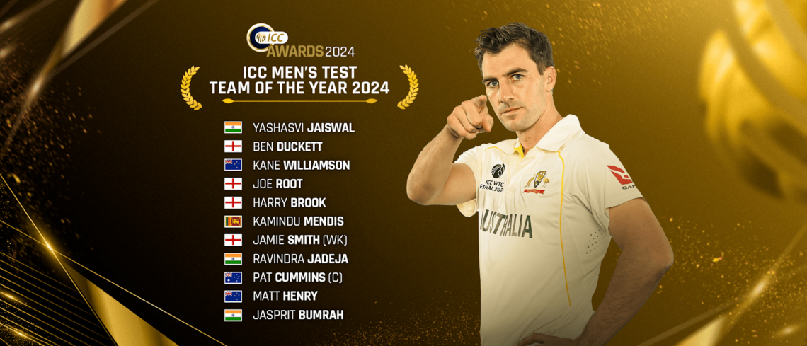 ICC Men’s Test Team of the Year 2024