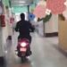 Employee Caught Riding Scooty Inside Hospital Corridors in Budgam