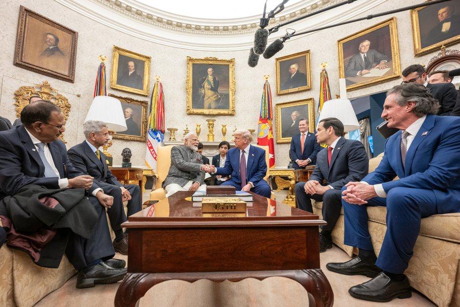 PM Modi Holds Talks With US President Trump At White House