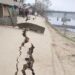 Hajin Road Along Jhelum Develops Cracks, Creates Fear Among Residents