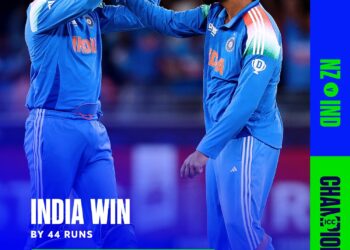 Champions Trophy: India Beat New Zealand By 44 Runs, To Face Australia In Semi-Final