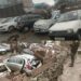 JLNM Hospital Parking Wall Collapses, Several Vehicles Damaged