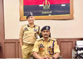 GV Sundeep Chakravarthy Takes Charge as SSP Srinagar