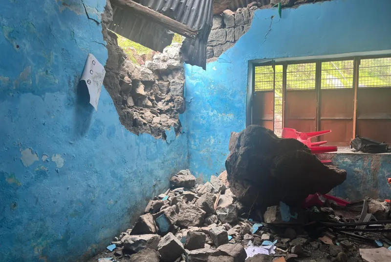5-Year-Old Student Killed, Several Injured as Landslide Hits School in J&K’s Poonch