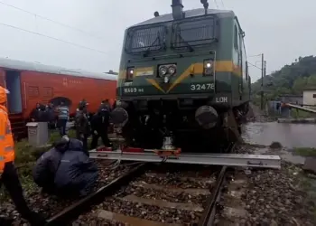 Train Derails After Flash Floods Damage Track In J&K’s Kathua