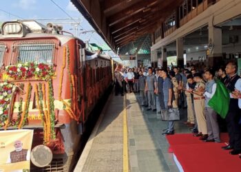First Cargo Parcel Train From Kashmir Valley To Delhi Flagged Off