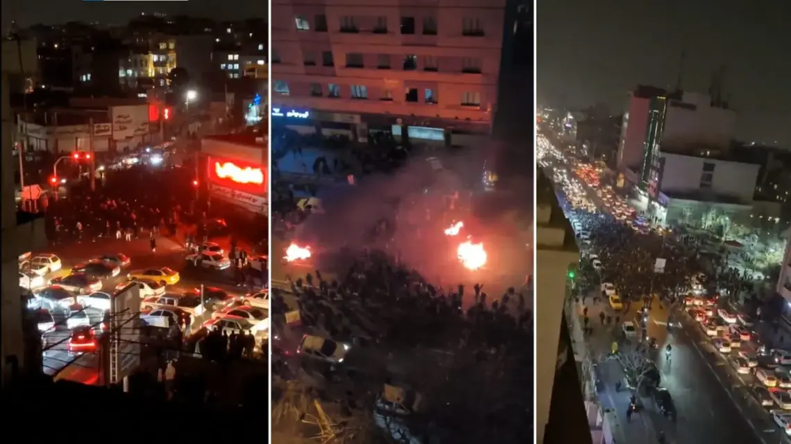 Mass Protests Sweep Iran, Internet Shut Off Nationwide