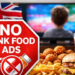 UK Bans Junk Food Ads on TV, Online to Combat Childhood Obesity