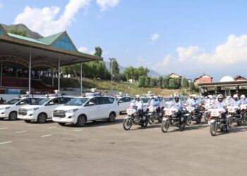 J&K Traffic Police Gets 350 Vehicles, 685 Bodycams To Strengthen Road Safety