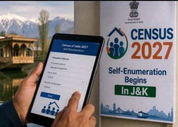 Census 2027 Self-Enumeration Begins In J&K