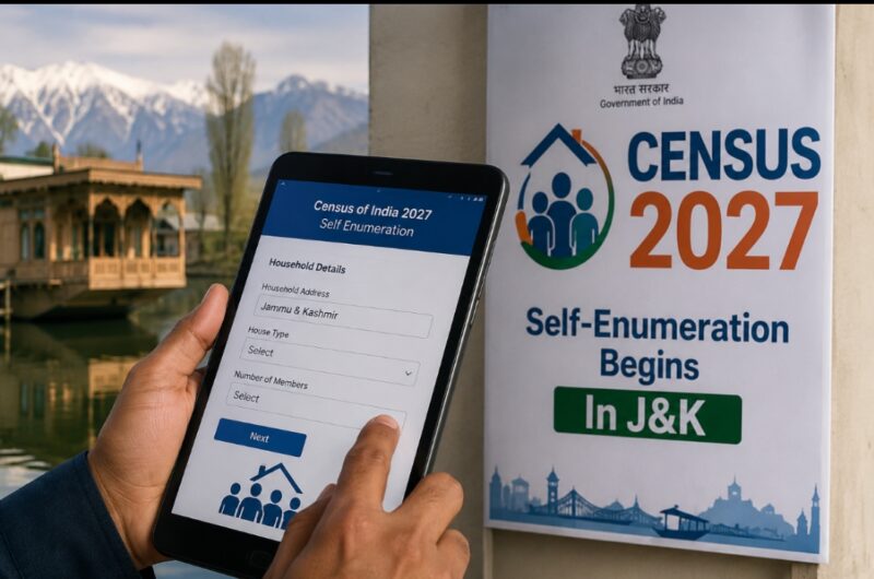 Census 2027 Self-Enumeration Begins In J&K