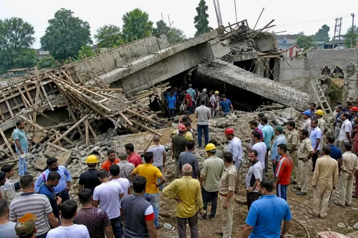 3 Workers Killed, 1 Rescued Alive After Bridge Collapse In Jammu