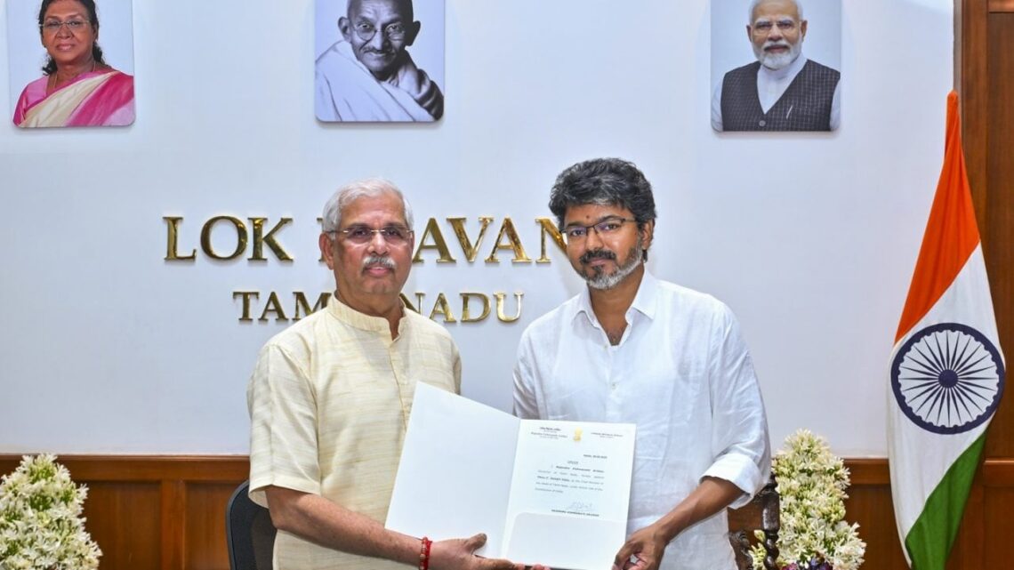Actor-Politician Vijay Takes Oath As Tamil Nadu CM