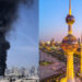 US Bombs Iranian Military Sites; Kuwait Hit by Drone, Missile Fire