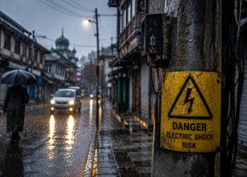 Woman Dies After Electric Shock During Heavy Rainfall in Srinagar