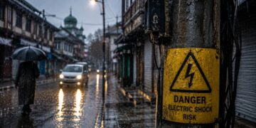 Woman Dies After Electric Shock During Heavy Rainfall in Srinagar