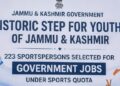 223 Sportspersons Selected for Govt Jobs Under Sports Quota in J&K