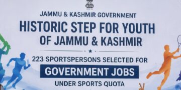 223 Sportspersons Selected for Govt Jobs Under Sports Quota in J&K