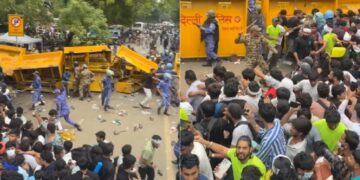 Police Use Tear Gas, Lathi Charge to Stop March on Parliament by CJP